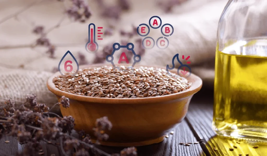 Plato de sésamo con dibujos por encima.