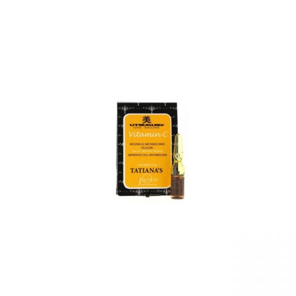 Ampolla vitamina c (regerador cutaneo)  5 ml. Utsukusy