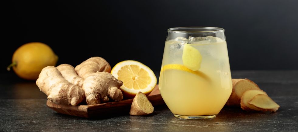 Bebida de jengibre y limón: frescura y salud en cada sorbo