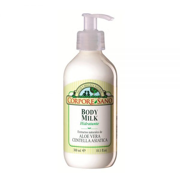 Body milk de aloe vera y centella asiática hidratante Corpore Sano