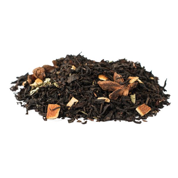 Bolsa té negro naranja ecológico Téo