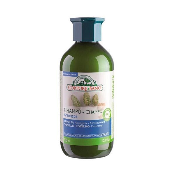 Champú clásico anticaspa lúpulo, tomillo e hinojo Corpore Sano