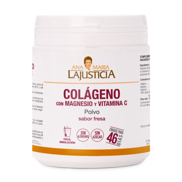 Colágeno con mg. + vit.c - sabor fresa Ana María Lajusticia