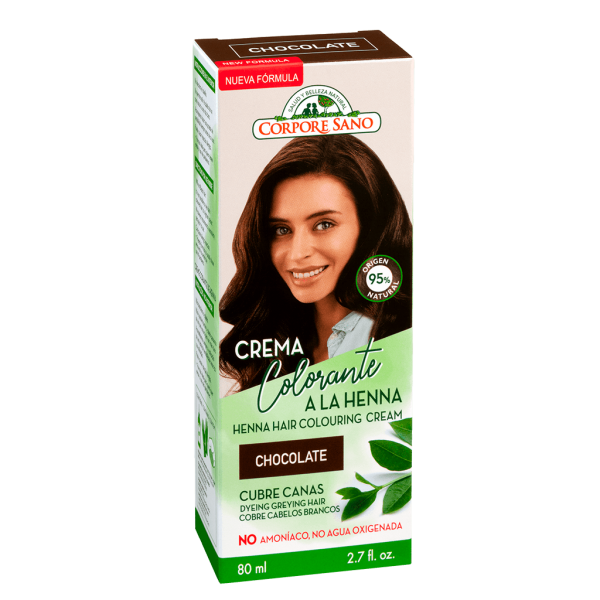 Crema color cubre canas chocolate Corpore Sano