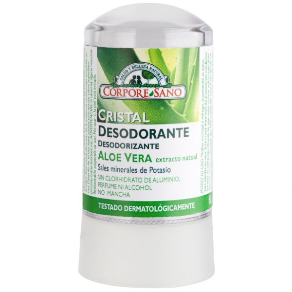 Desodorante cristal mineral aloe vera Corpore Sano