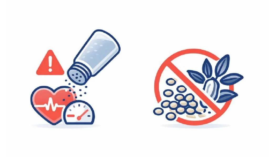 Contraindicaciones del gomasio.