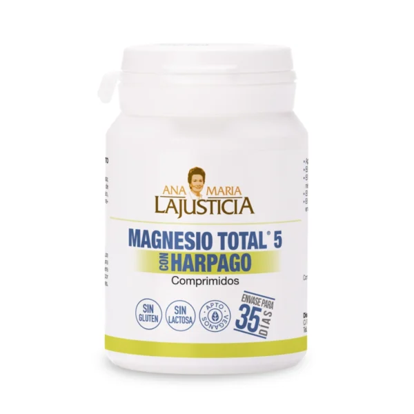 Magnesio total 5 harpagofito sales Ana María Lajusticia