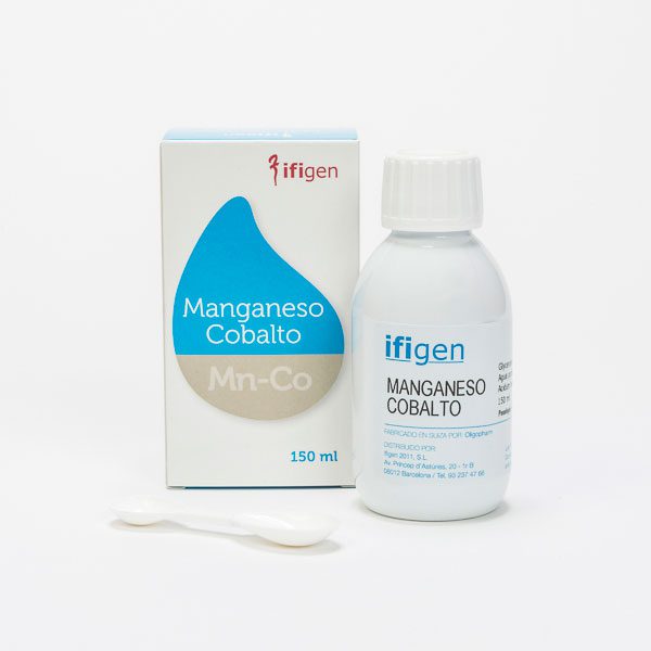 Manganeso+Cobalto (Mn+Co) oligoelemento 150 ml Ifigen