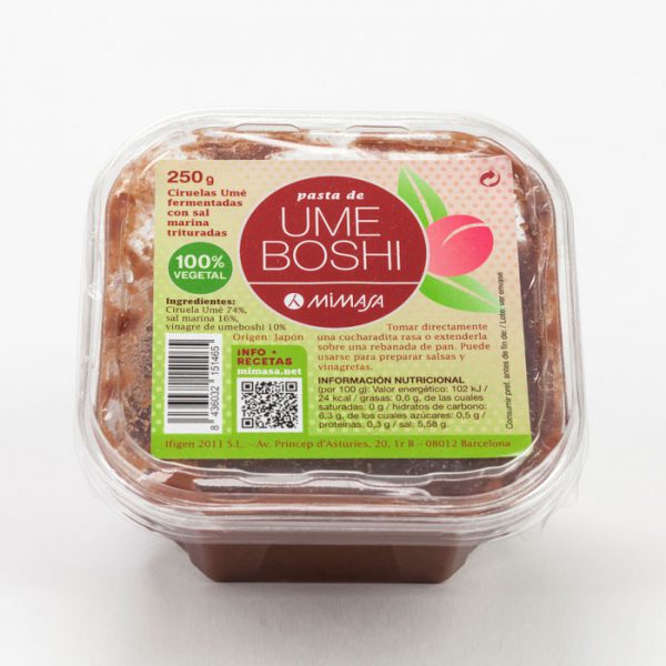Pasta de Umeboshi 250 g Mimasa
