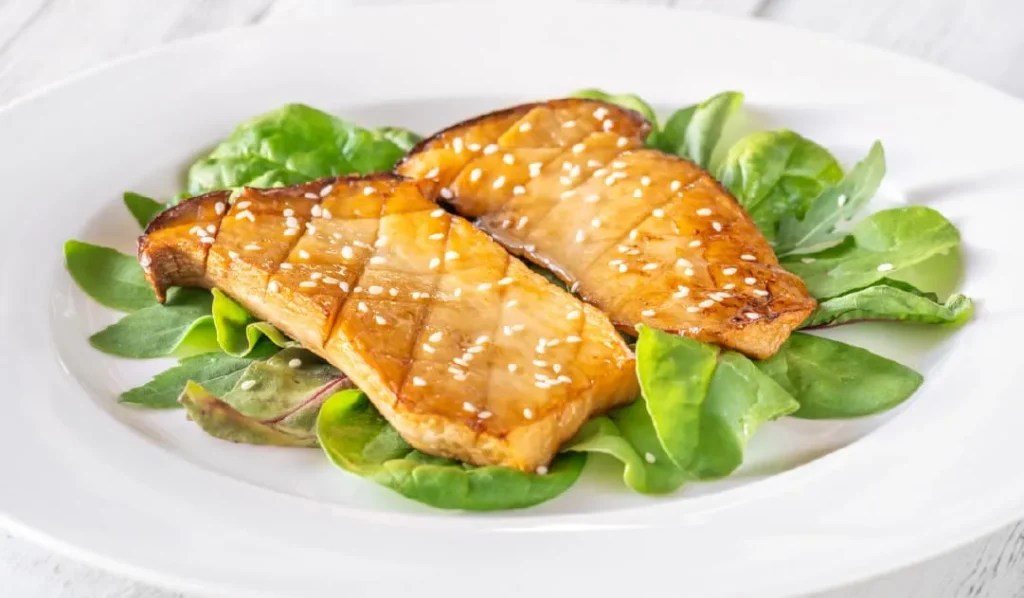 Marinada cítrica para pescado con aceite de sésamo.