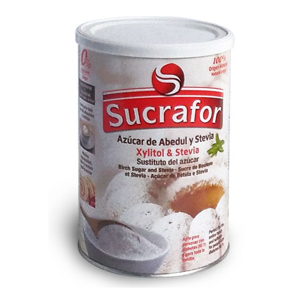 Azúcar de abedul y stevia Sucrafor