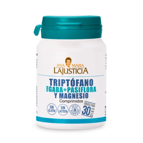 Triptofano con gaba y pasifrora+magnesio (60 comp.) Ana Maria LAjusticia