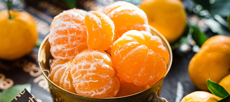 vitamina c en las mandarinas