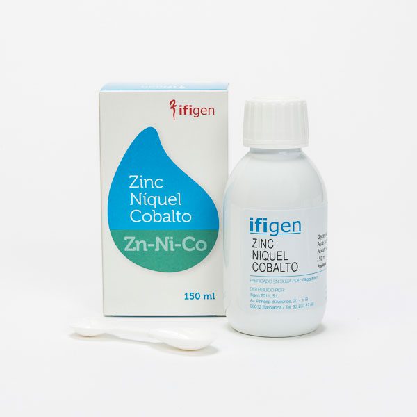 Zinc+Níquel+Cobalto oligoelemento 150 ml Ifigen